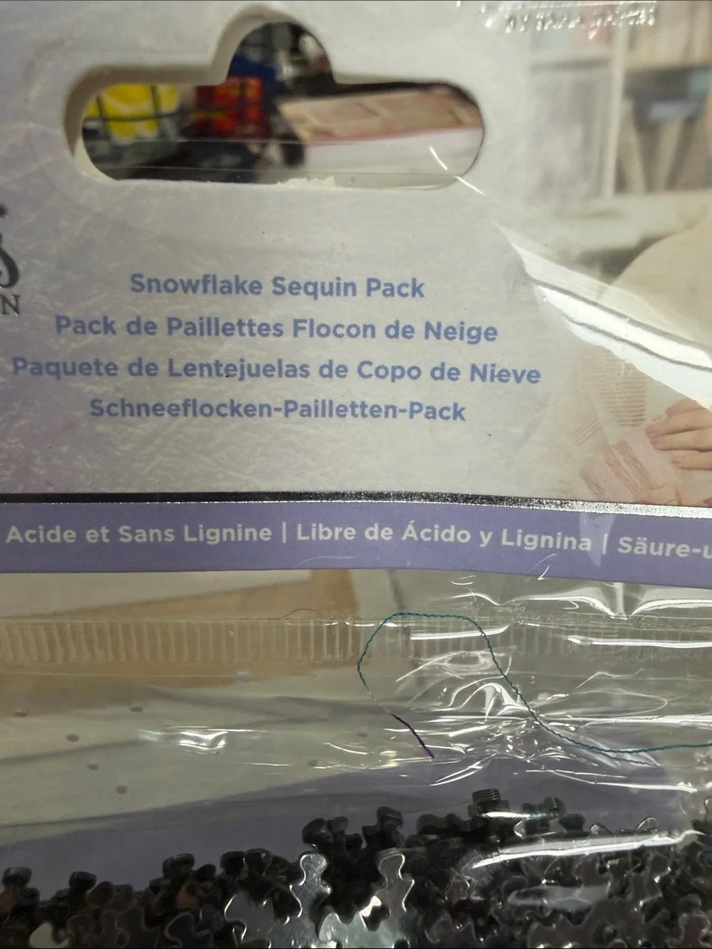 Crafters Companion Glittering Snowflakes Collection Faux Snow & Sequin Pack